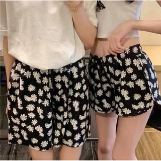 QUẦN ĐÙI SOOC HỌA TIẾT HOA CÚC PEACEMINUSONE - QUẦN SHORT LỬNG HOA NHÍ - SET 2 QUẦN HOT
