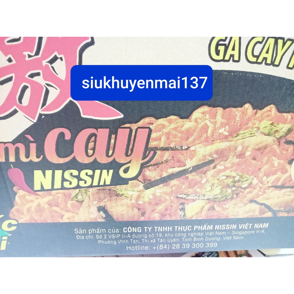 combo 5 gói mì cay Nissin mì xào cay/phô mai/ súp (68_72gr/gói)4 vị | BigBuy360 - bigbuy360.vn