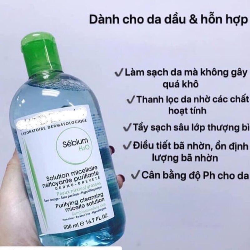🌱 Nước tẩy trang Bio d e rma hồng Crea line H 2 Ô nhẹ nhàng làm sạch và loại bỏ lớp make-up | BigBuy360 - bigbuy360.vn