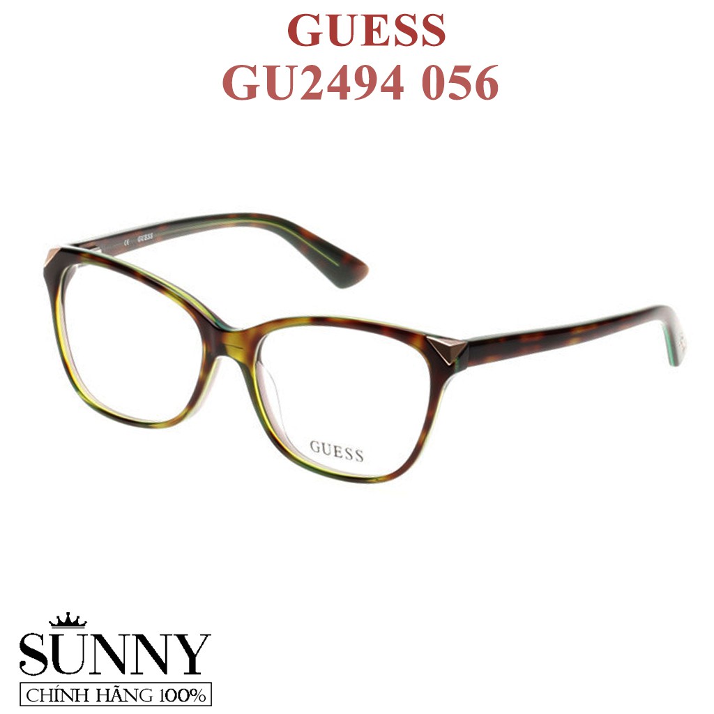 GU2494 056 gọng kính Guess chính hãng, thiết kế dễ đeo bảo vệ mắt