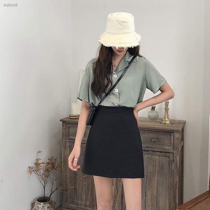 Chân váy chữ a kiểu basic đơn giản dễ phối đồ, váy ngắn nữ 207