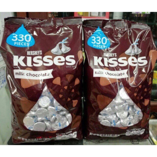 Kẹo chocolate Kisses 330V xách tay Mỹ (T3/2021)