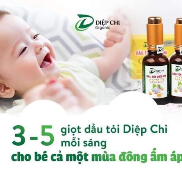 Dầu Tỏi Diệp Chi Organic Gold