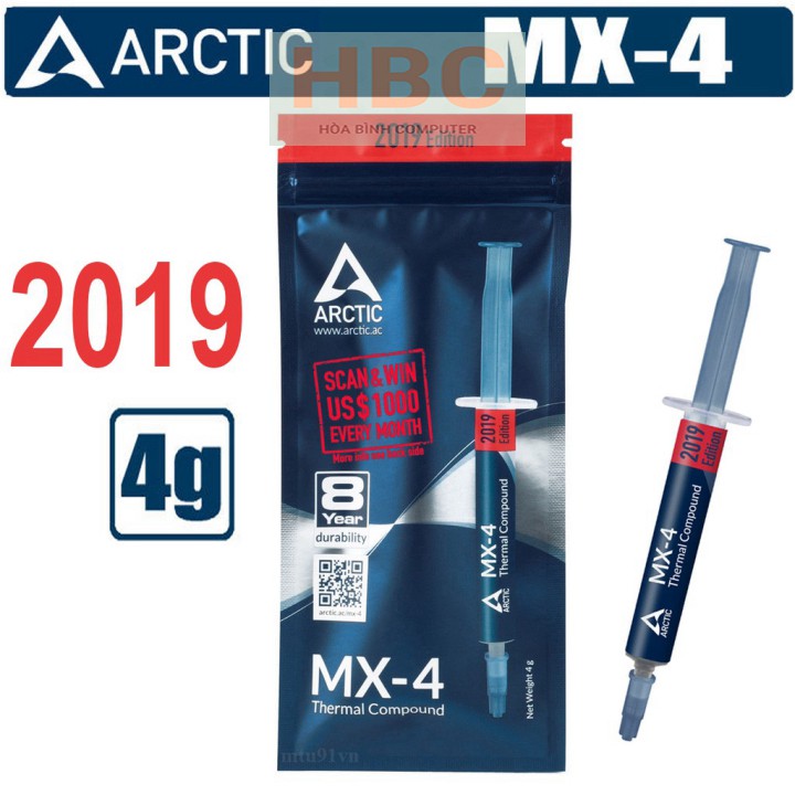 Keo Tản Nhiệt Arctic MX4 4g - Thermal MX-4