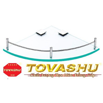 Kệ Kính Góc Cao Cấp Tovashu TVS 744, inox100%, kệ góc kính, hàng chính hãng bảo hành 05 năm