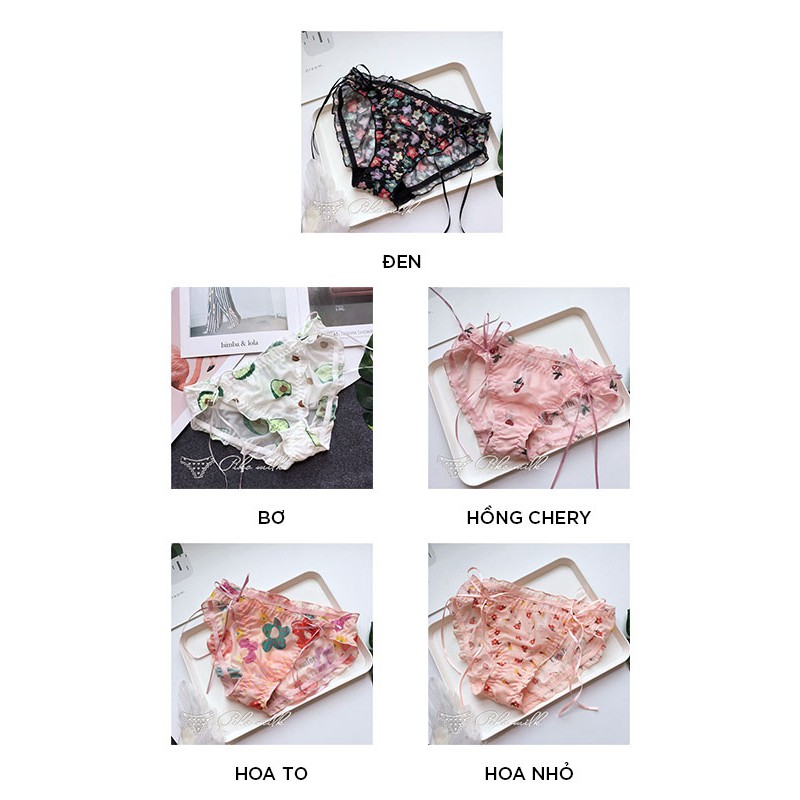 Quần lót ren quả bơ chất liệu cao cấp đáng yêu dễ thương QL80