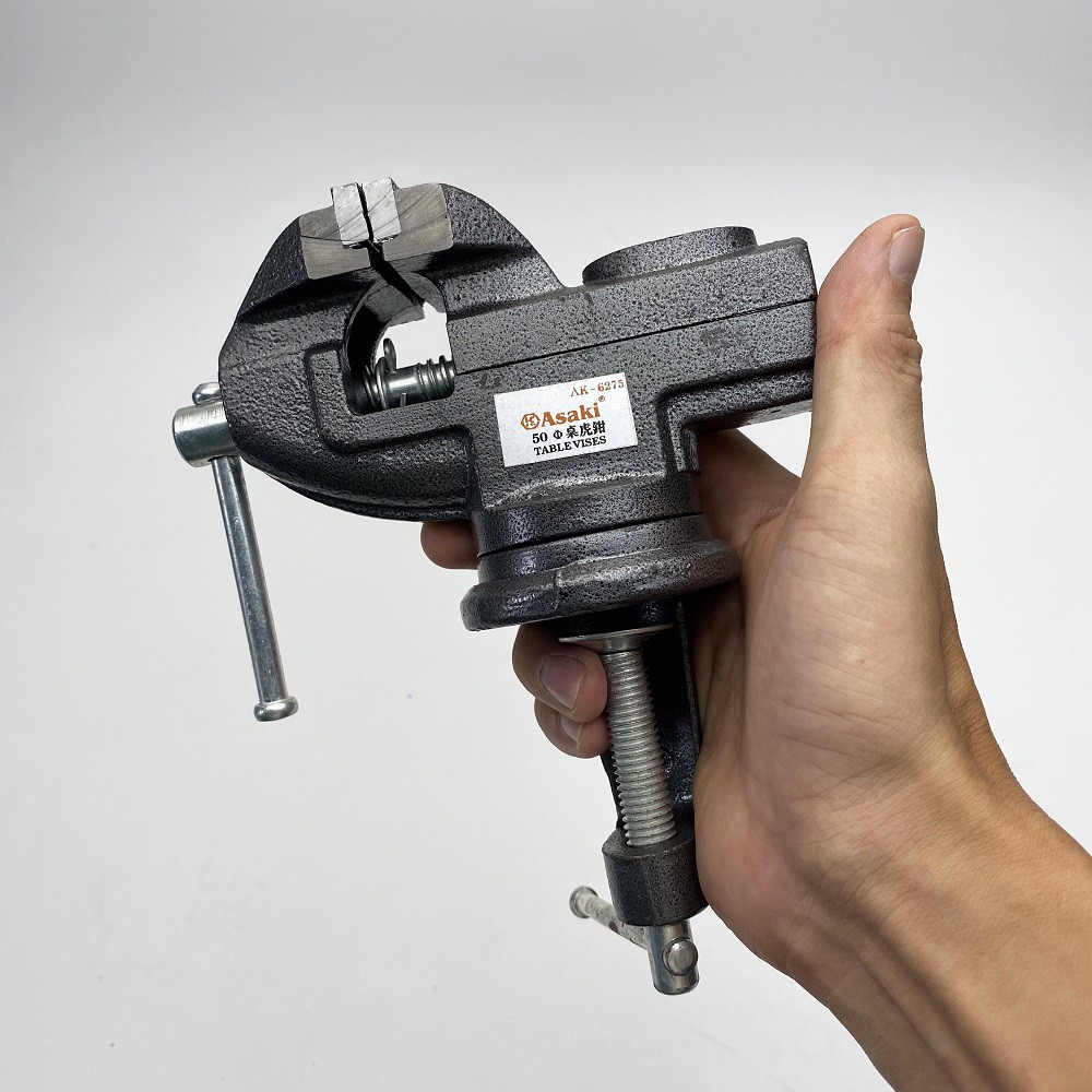 Ê tô kẹp mâm xoay 360° Asaki AK-6275  và AK-6276
