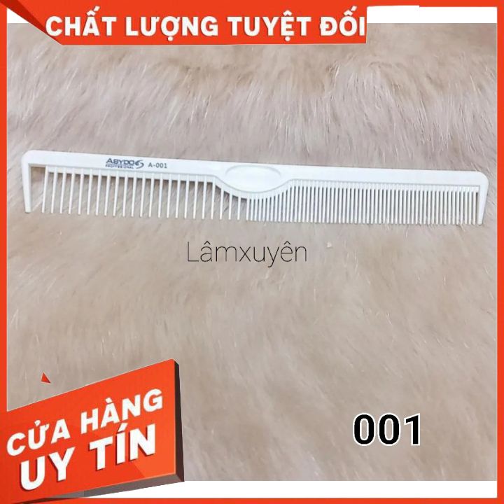 Lược ABYDOS chuyên dụng thiết kế đa dạng mẫu_ nhựa dẻo bền bắt tóc ,chịu nhiệt cho cắt lược hớt tóc nam barber[tậngốc]