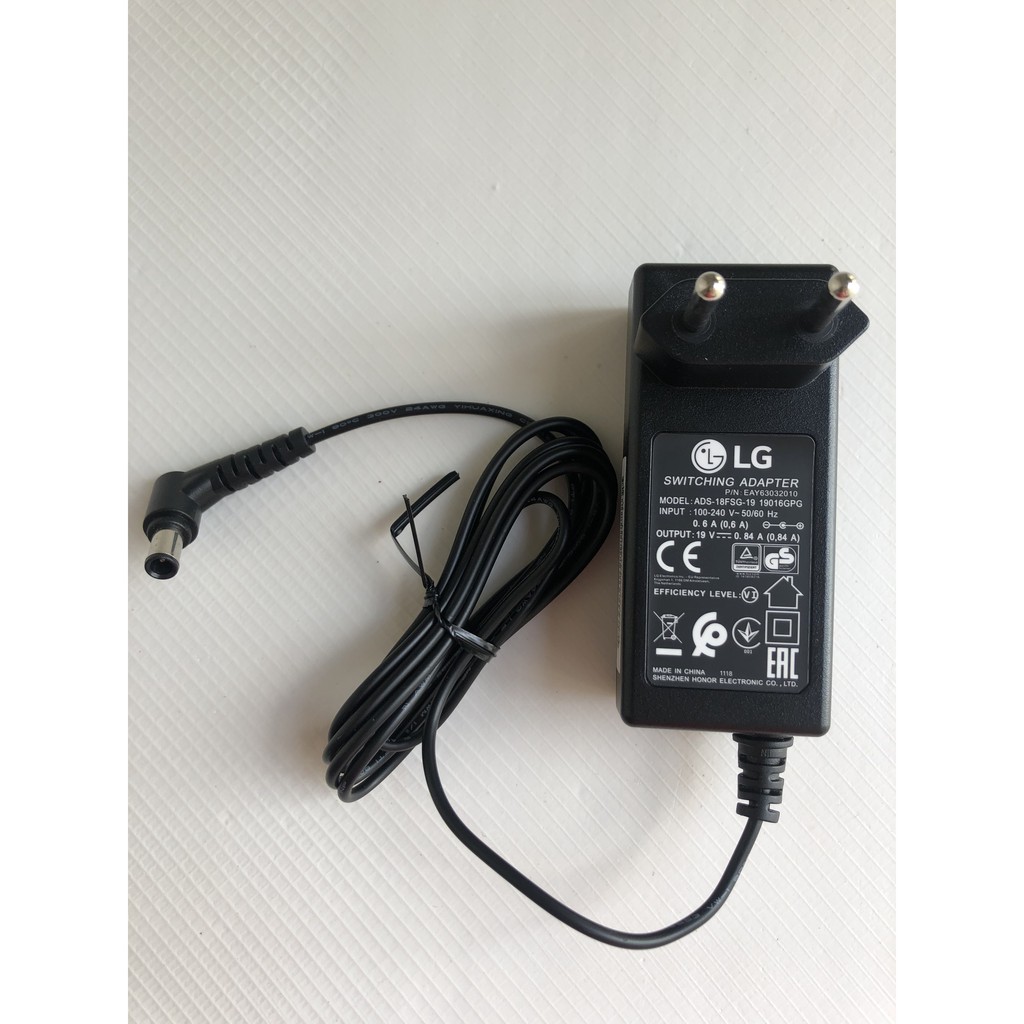 Adapter sạc màn hình máy tính LG 19V 0.84A hàng chính hãng