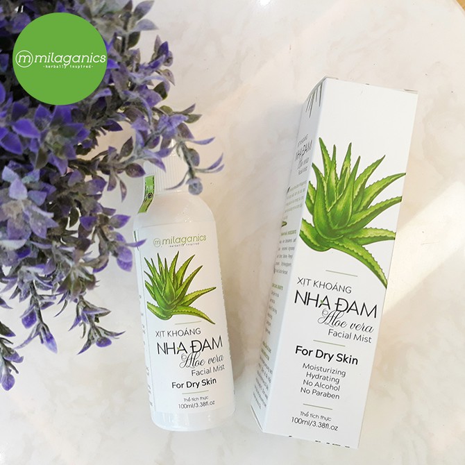 Xịt Khoáng Nha Đam Milaganics 100ml | BigBuy360 - bigbuy360.vn
