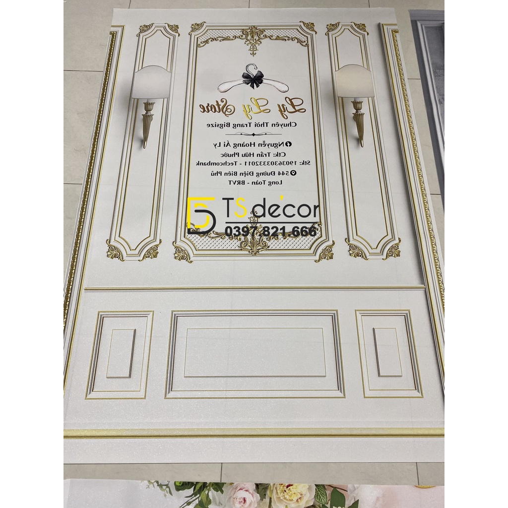 Phông Nền Livestream Chụp Ảnh 3D 5D Tặng Keo Dán + Đinh Đóng Tường