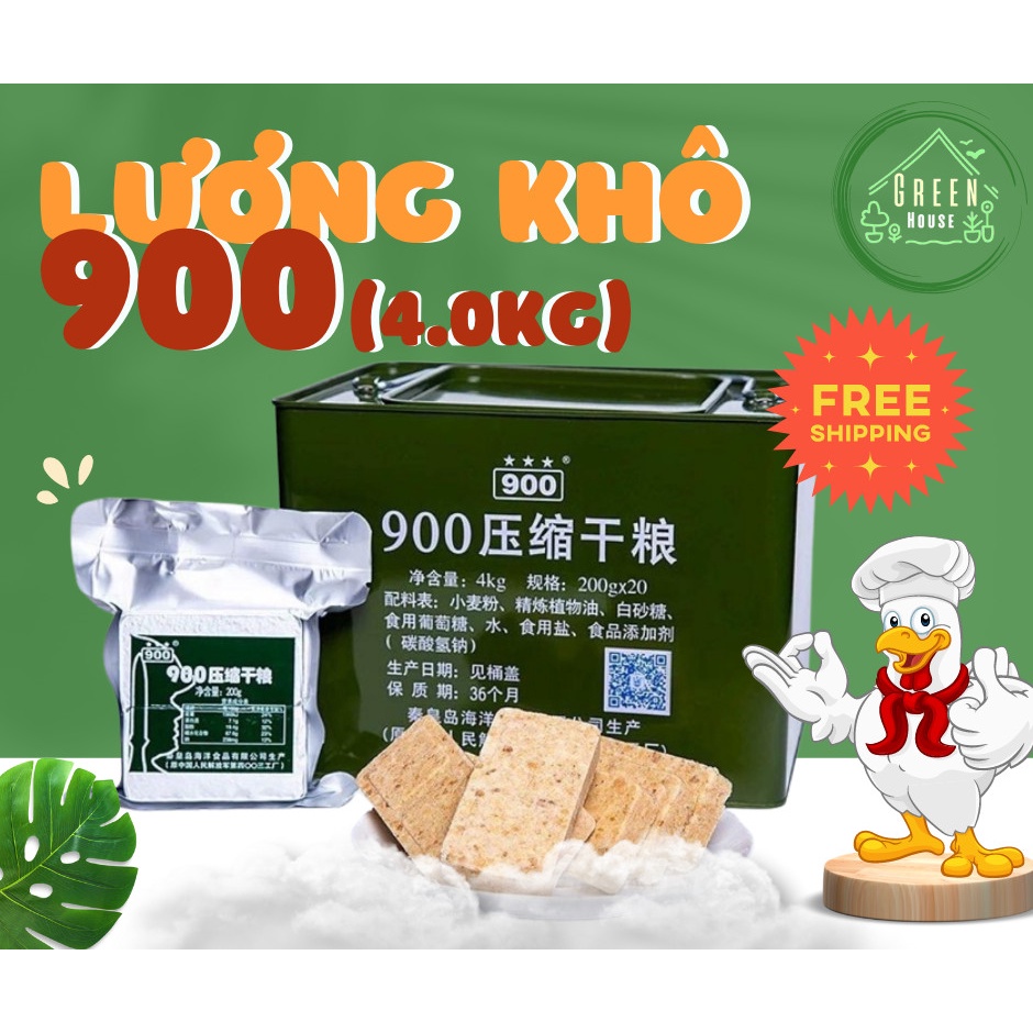 1 THÙNG LƯƠNG KHÔ 900 BA SAO 4KG