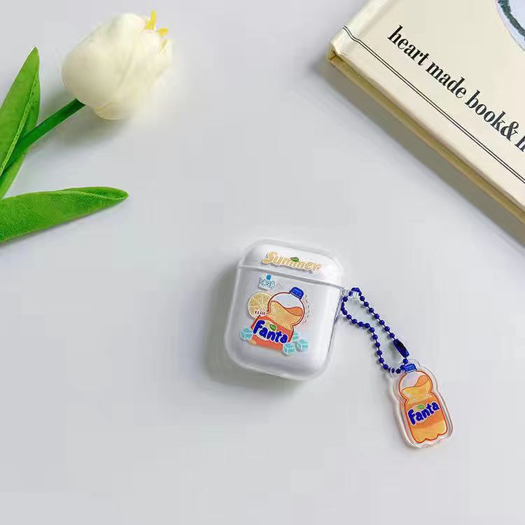 Vỏ Bảo Vệ Hộp Sạc Tai Nghe airpods 1/2/3/pro 2021 inPods i12 Bằng Tpu Dẻo Trong Suốt Họa Tiết Hoạt Hình Gấu Dễ Thương