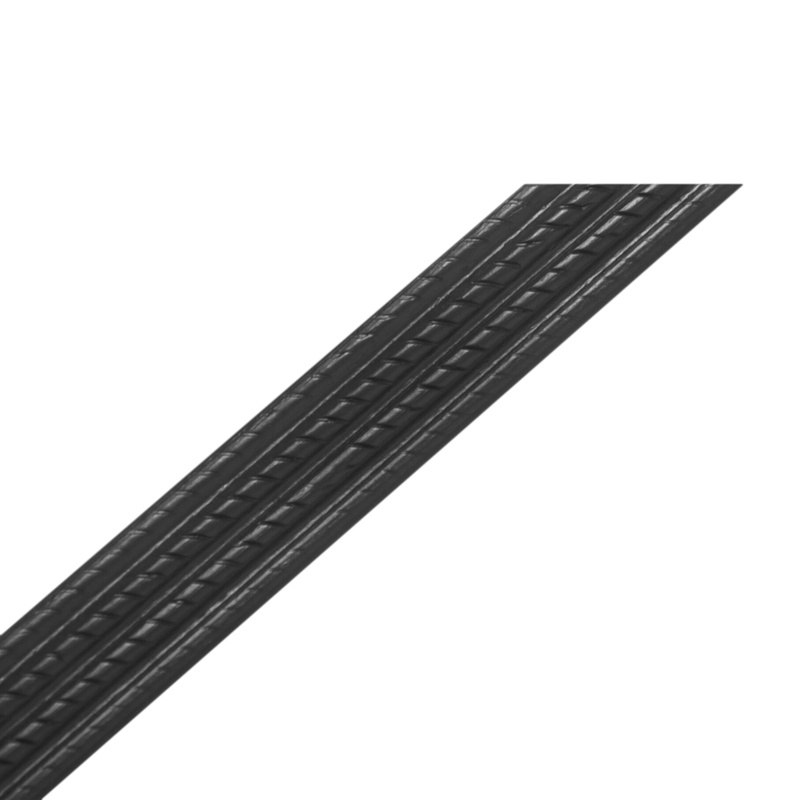 Phẳng PE mây nhựa đan cho ghế tựa bàn cà phê Sửa chữa đồ nội thất bằng mây ( Bốn dòng 'Đen '8 x 1,2mm)