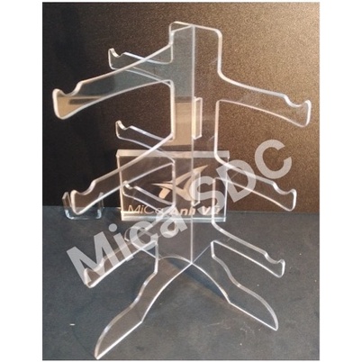 Kệ trưng bày mắt kính - Kệ mica trưng bày mắt kính
