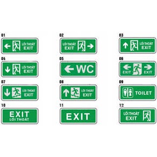 Biển thoát hiểm exit dạ quang