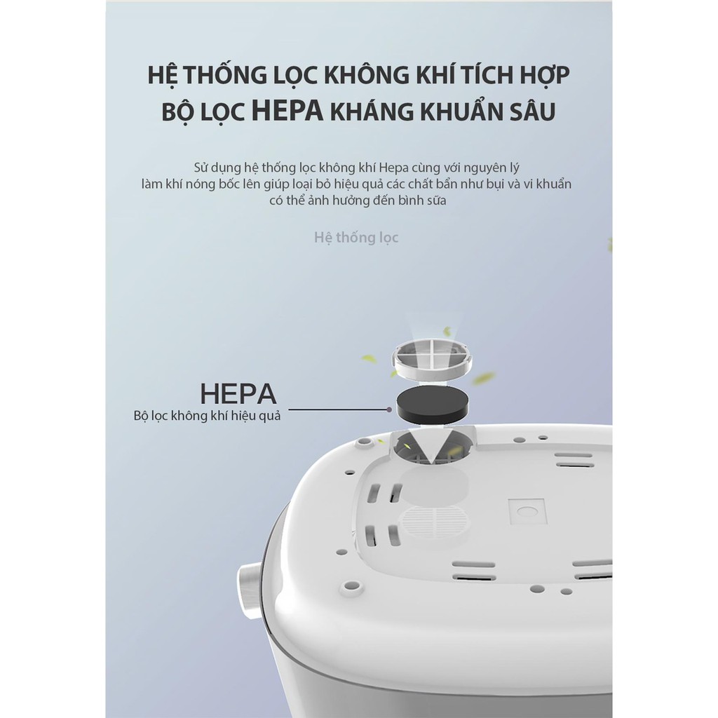 Máy tiệt trùng sấy khô và đun nước đa năng Moaz BéBé MB–046| Máy tiệt trùng bình sữa sấy khô và hâm sữa đa chức năng DDO