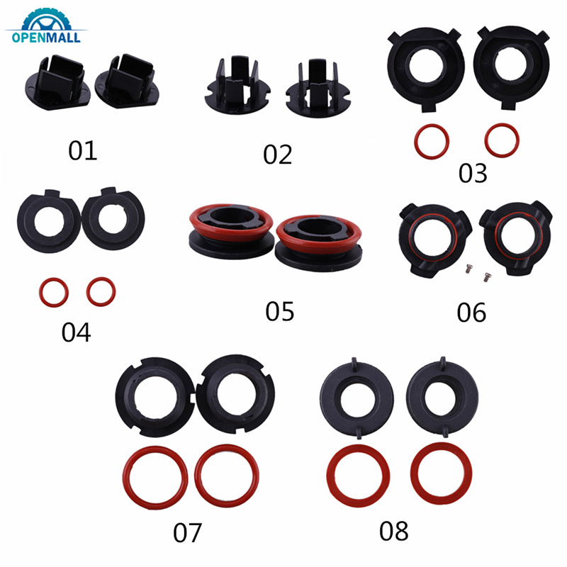 Set 2 đế gắn đèn pha xe hơi H1 H3 H4 H7 H11 H13 9004 9005