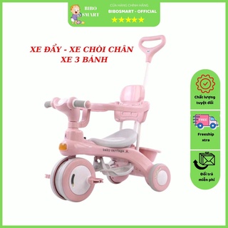 Xe đẩy cho bé SIÊU ĐẸP Xe chòi chân 3 bánh chân an toàn có khung bảo vệ cho bé