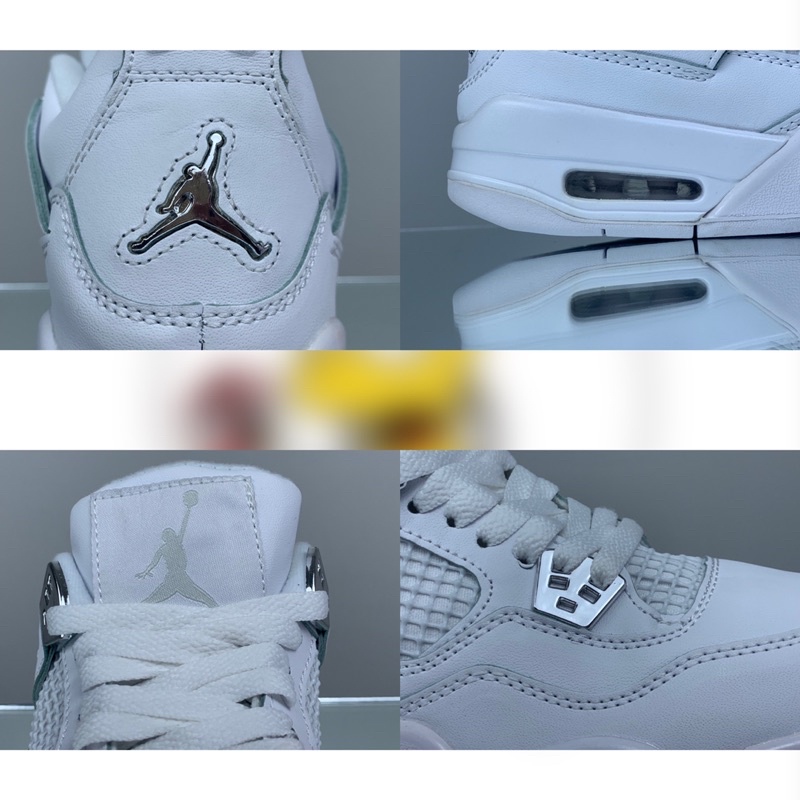 Giày Sneaker JORDAN 4 TRẮNG ĐẾ AIR TẶNG KÈM BỘ QUÀ TẶNG GIÁ TRỊ