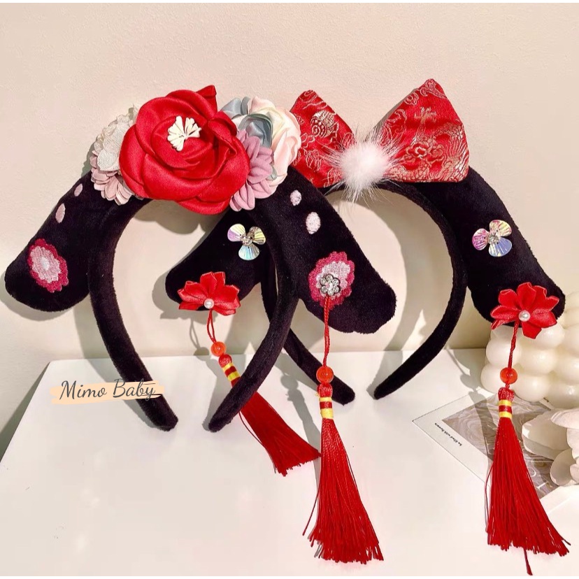 Bờm cách cách, phi tần dễ thương cho bé gái, cho nữ BD07 Mimo Baby