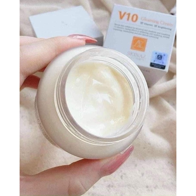 Kem dưỡng trắng da v10 skinaz hàn quốc chính hãng