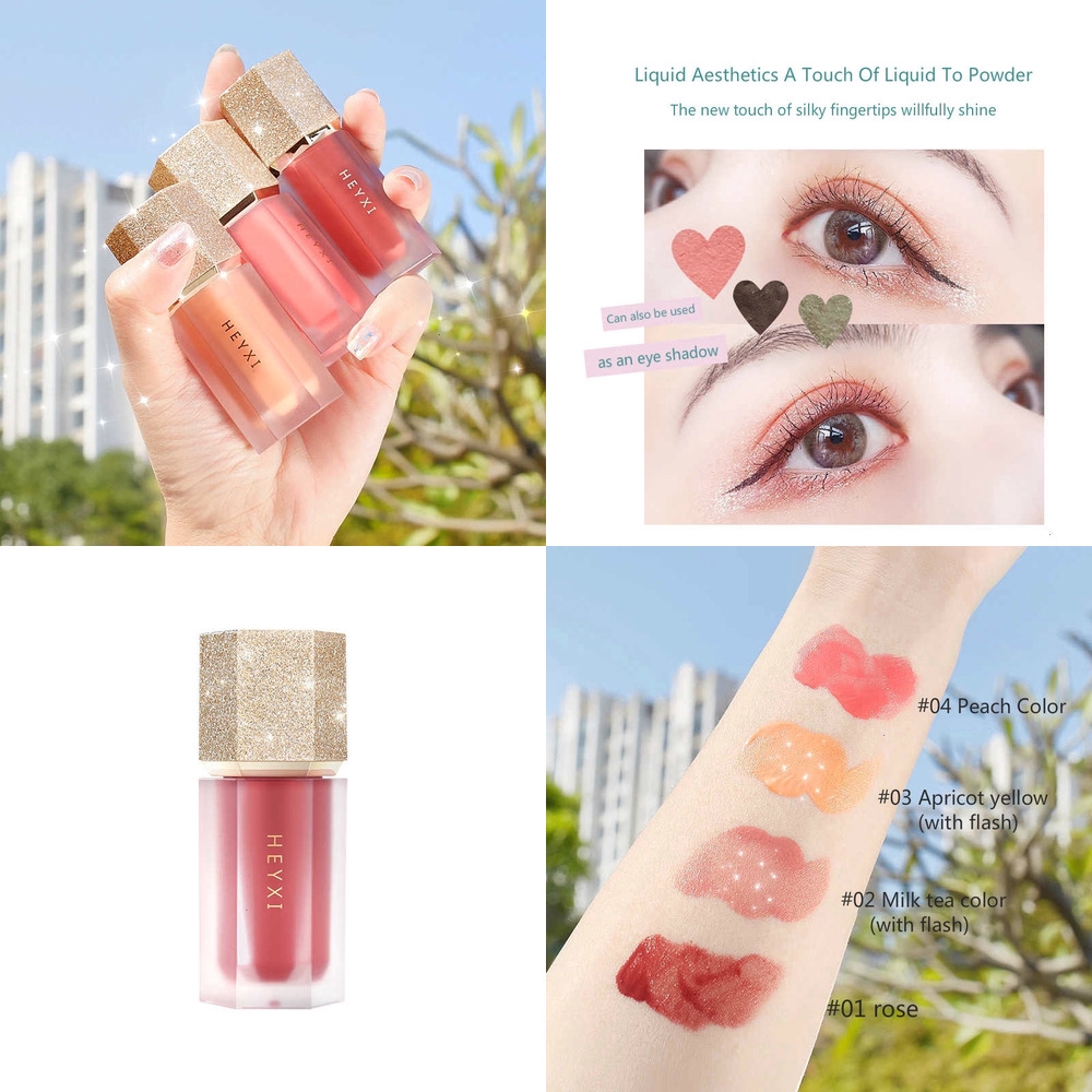 Phấn má hồng dạng lỏng dưỡng ẩm làm sáng da hiệu ứng ngôi sao lấp lánh