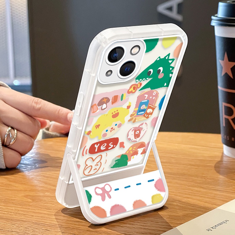 Ốp Điện Thoại Trong Suốt Chống Sốc Hình Khủng Long Cho IPhone 13 12 Pro MAX 11 Pro SE 2020 6 6S 7 8 Plus XR XS MAX