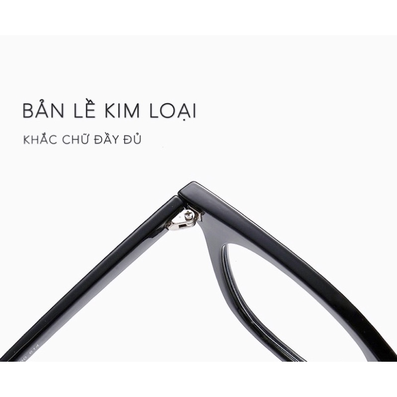 Gọng Kính Cận Thời Trang Nam Nữ Nhựa Dẻo Bản Full Dáng Vuông Hàn Quốc