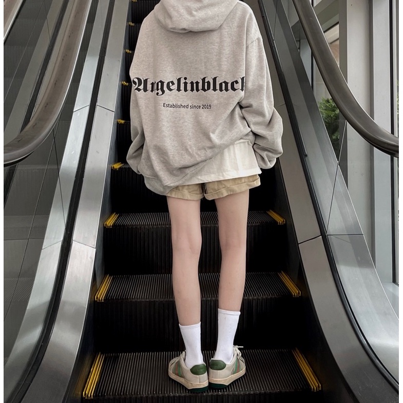 ÁO HOODIE ANGEL HÀNG CHÍNH HÃNG ( ĐEN & XÁM ) | BigBuy360 - bigbuy360.vn