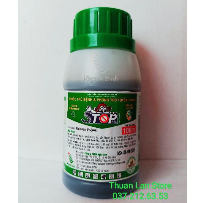 STOP 5SL - Đặc Trị Tuyến Trùng Sinh Học chai 100ml