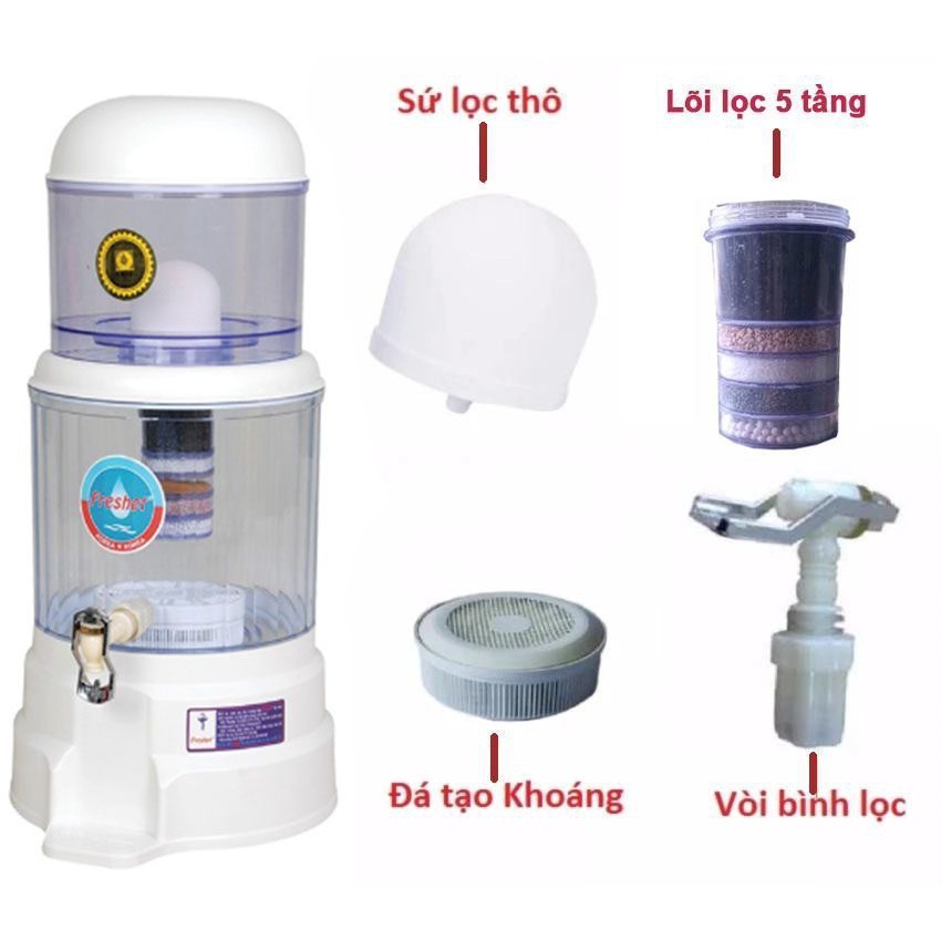 Bình lọc nước 16 lít Midu King UTHRE19 - Hàng chính hãng
