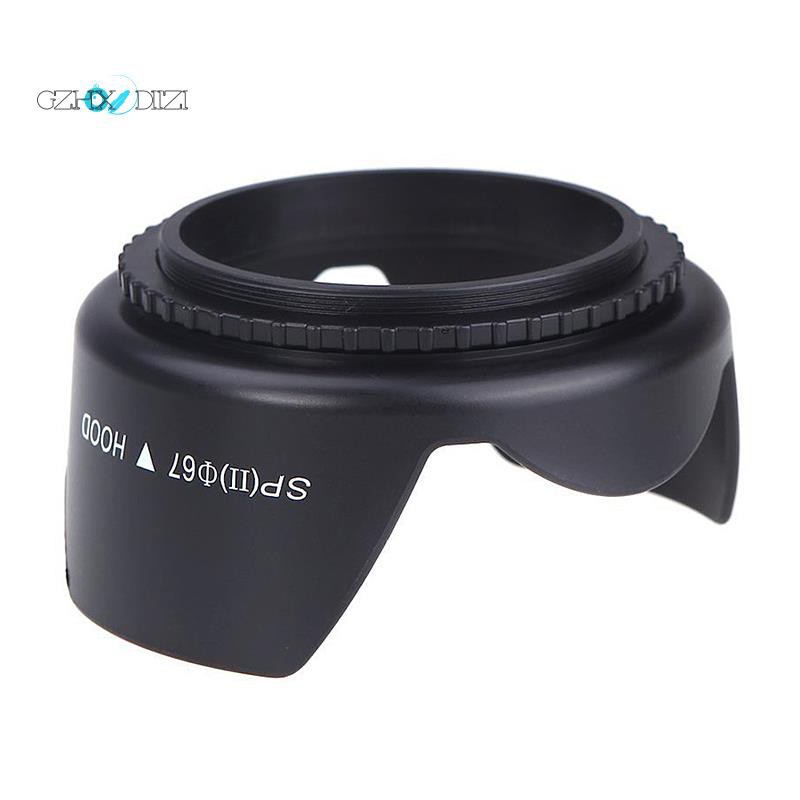 [Lens hood diameter 67 mm] Standard lens hood camera Lens protection flower shaped hood Canon Nikon Tamron Sigma for Sony 67 mm lens