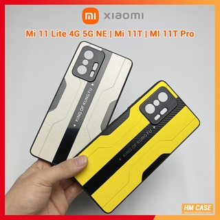 Ốp lưng KING OF KUNG FU Xiaomi Mi 11T | Mi 11T Pro | Mi 11 Lite 4G 5G NE , Da Tpu mềm phối sợi carbon cực đẹp
