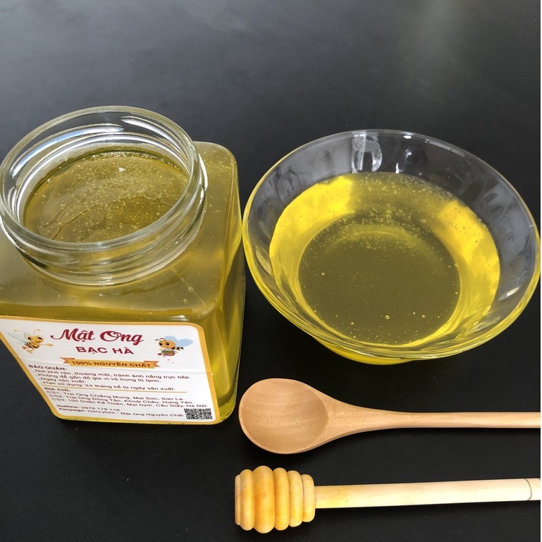 Mật ong rừng nguyên chất tự nhiên hoa nhãn loại đặc biệt hũ dùng thử 200ml Herybee