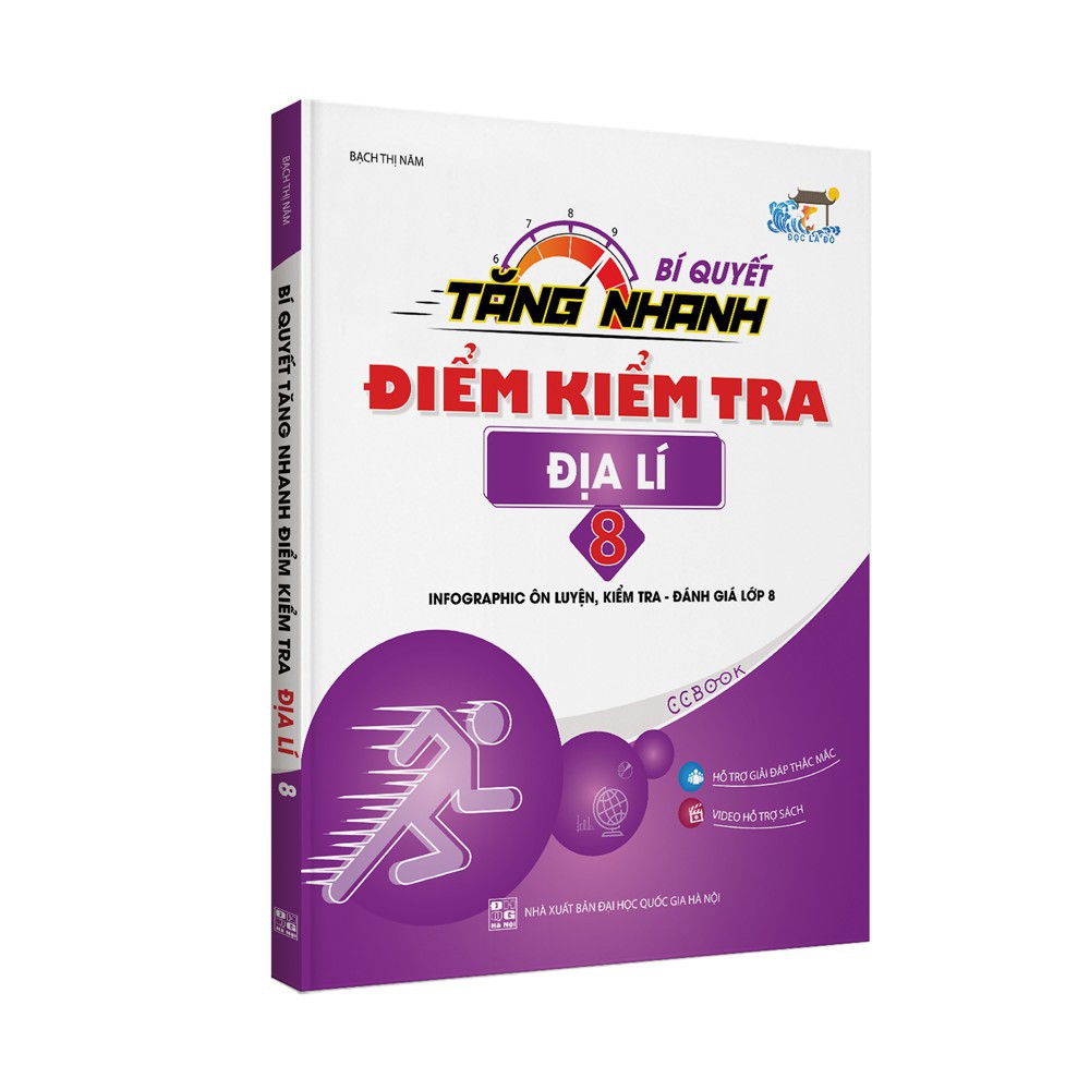 Sách - Bí quyết tăng nhanh điểm kiểm tra Địa lí 8