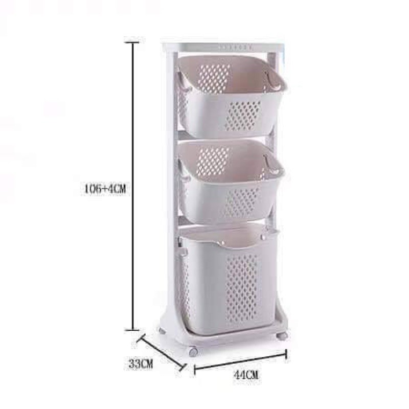 Kệ plastic 3 tầng Holla | BigBuy360 - bigbuy360.vn