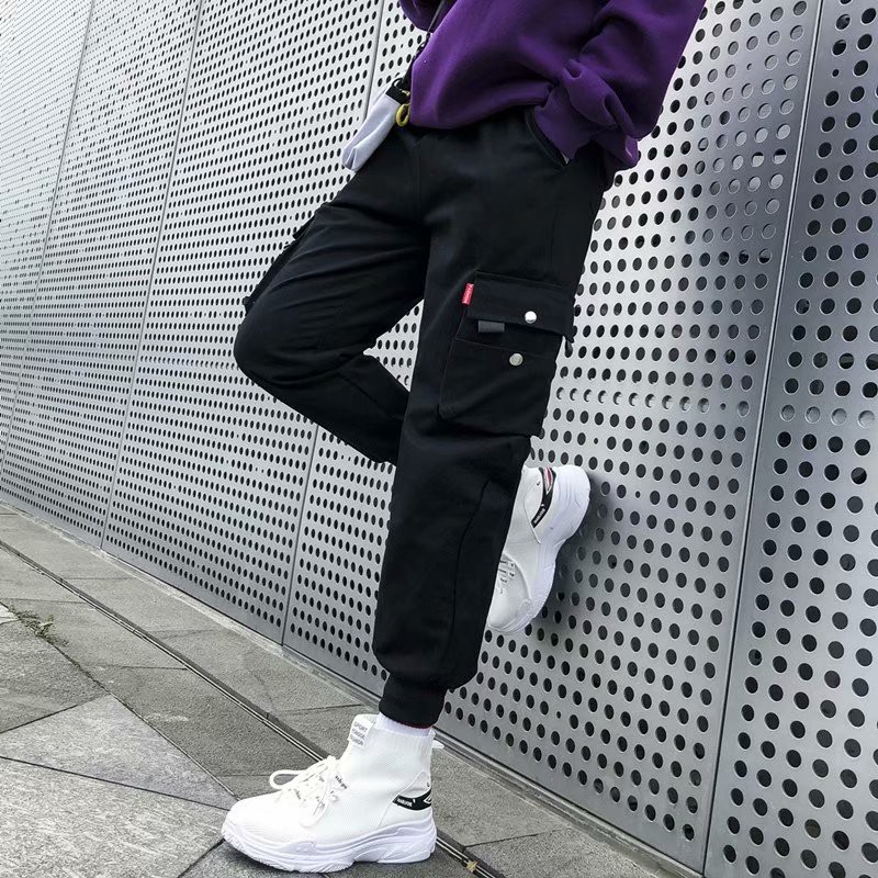 Quần jogging co giãn nhiều túi kích thước S-5XL cho nam | BigBuy360 - bigbuy360.vn