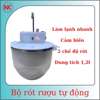 Máy Rót Rượu Tự Động Cảm Ứng Thông Minh - Có Ngăn Ướp Đá Lạnh