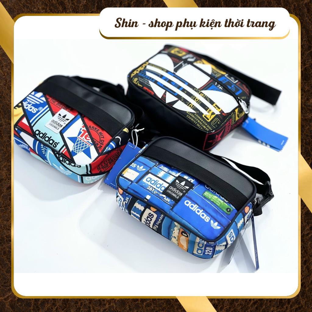 Túi đeo chéo unisex chất da mềm dữ fom cực tốt - Túi đeo vai thể thao chống nước cực tốt - Shin Shop | BigBuy360 - bigbuy360.vn