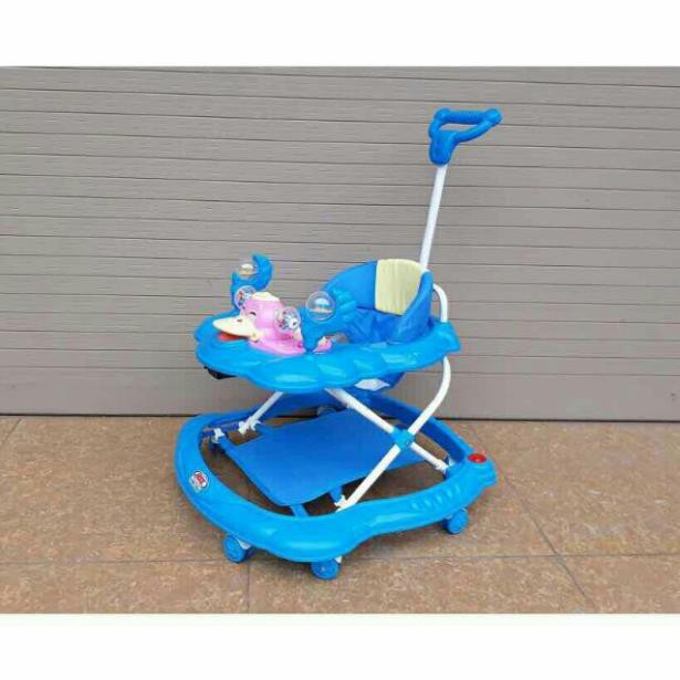Xe tròn tập đi 315B Song Long có nhạc, cán đẩy, chỗ để chân
