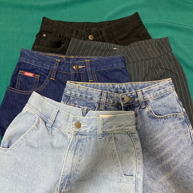 Quần jeans ống suông