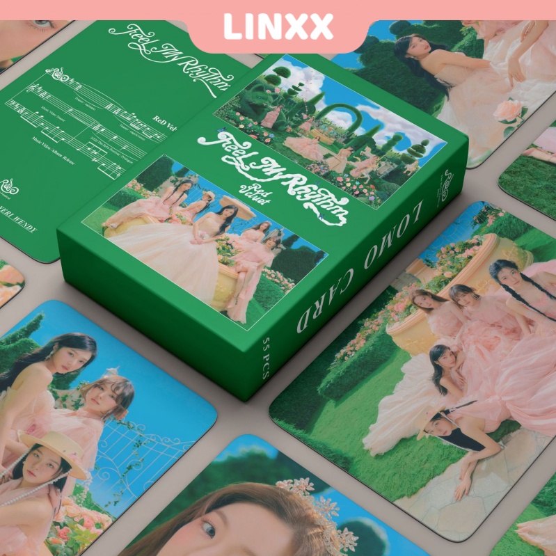 Set 55 Tấm Thẻ Ảnh Lomo In Hình Nhóm Nhạc Red Velvet 2022