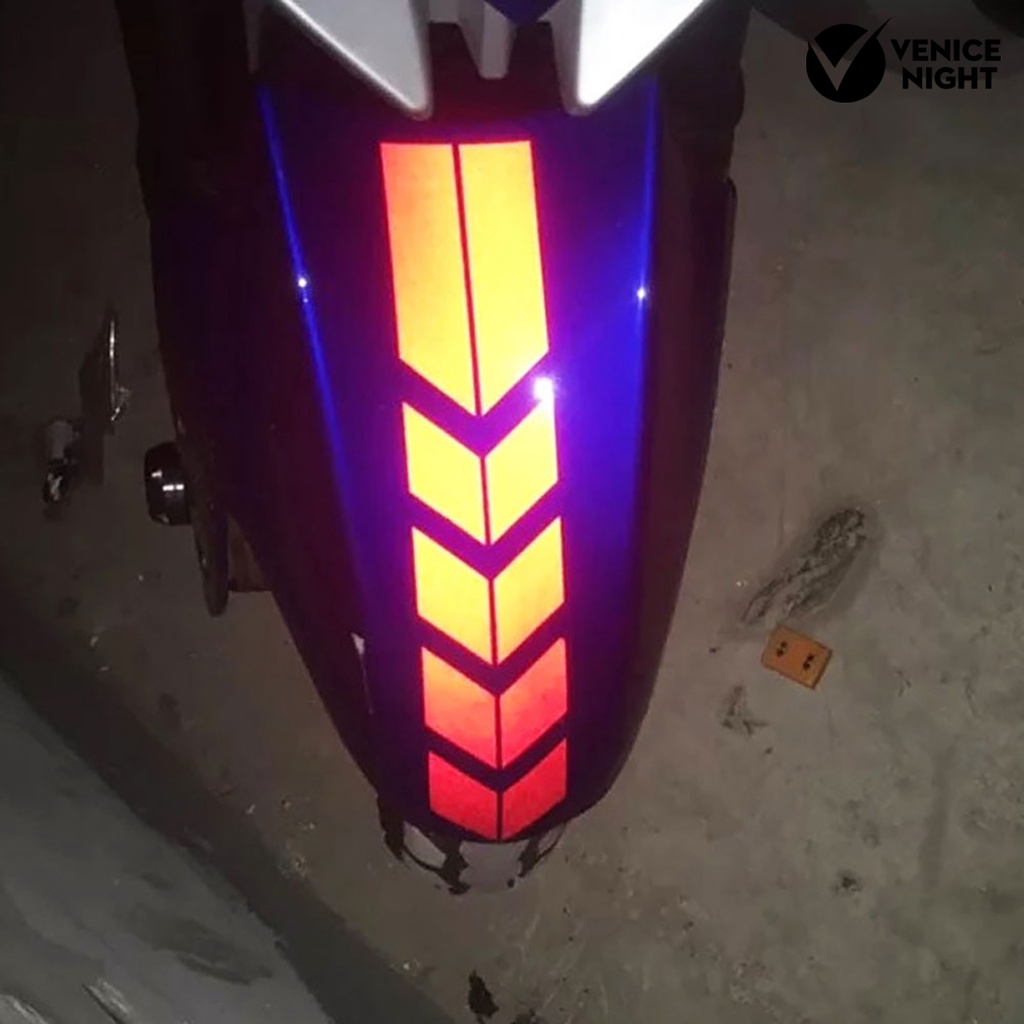 FENDER Miếng Dán Phản Quang Mạnh Mẽ Cho Tấm Chắn Bùn Xe Máy / Xe Đạp Thích Hợp Làm Quà Tặng