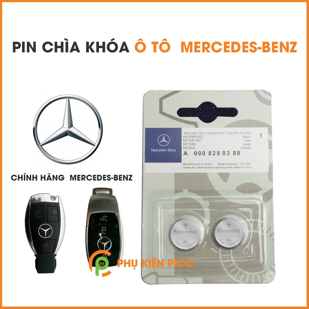 [Chính hãng] Pin chìa khóa ô tô Mercedes-Benz chính hãng Mercedes sản xuất tại Indonesia 3V