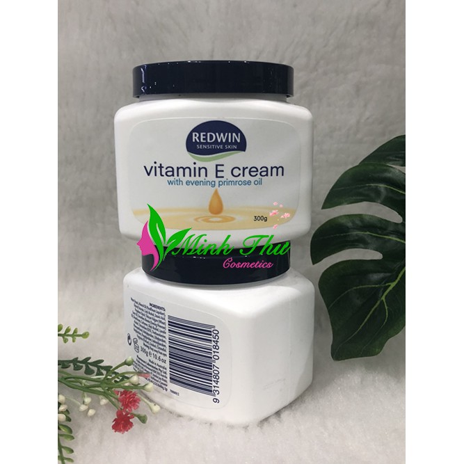 Kem Dưỡng Ẩm Làm Mềm Mịn Body Redwin Vitamin E Cream 300g Úc