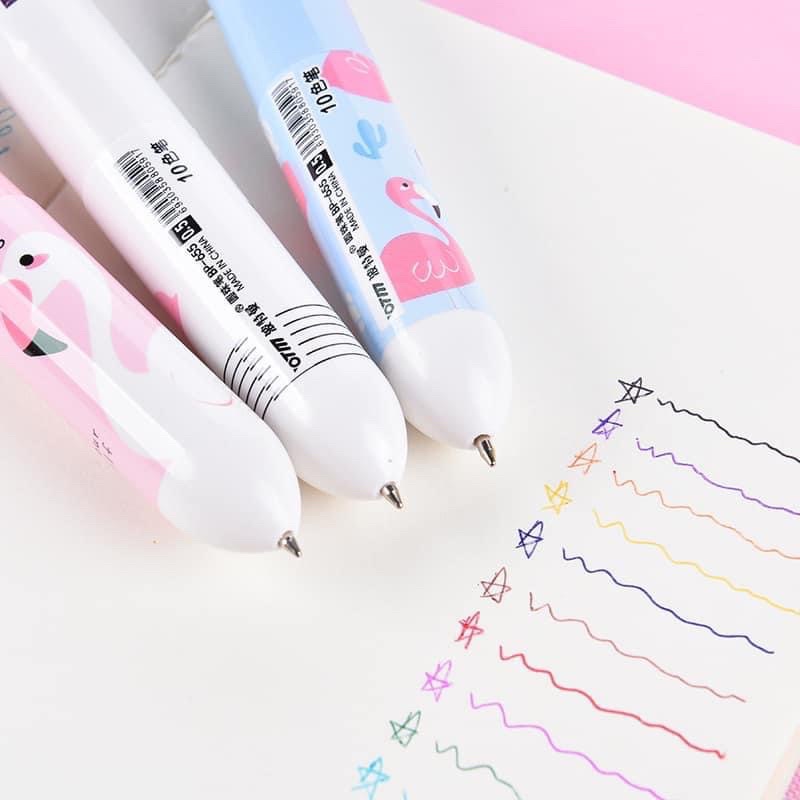 Set 2 bút thần kì, 1 bút có 10 ngòi đủ màu sắc ([HOT NHẤT]