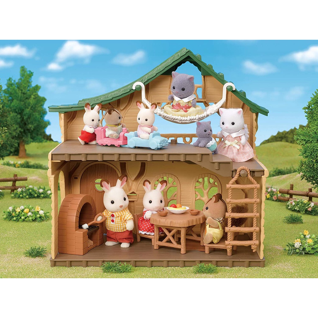 Đồ Chơi Sylvanian Families Căn Nhà Bằng Gỗ Bên Sông Lakeside Lodge