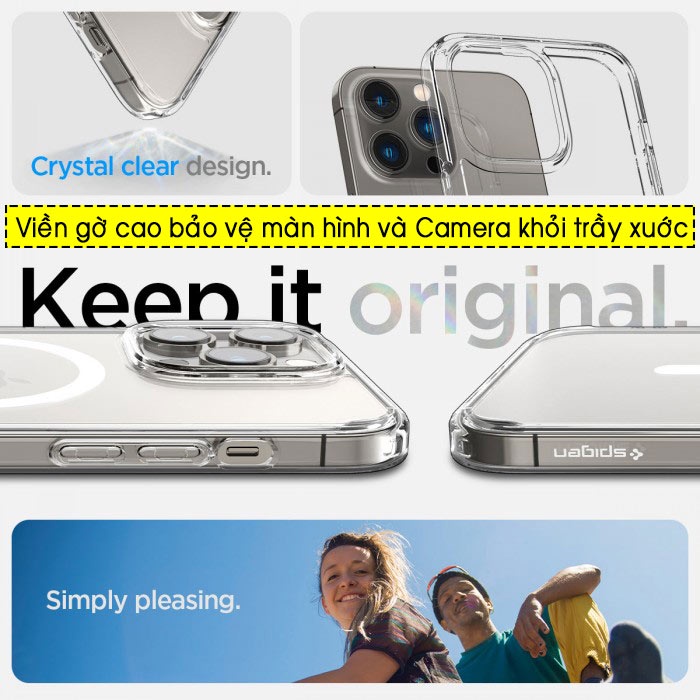 Ốp lưng IP 14 Pro Max Spigen Ultra Hybrid Magfit