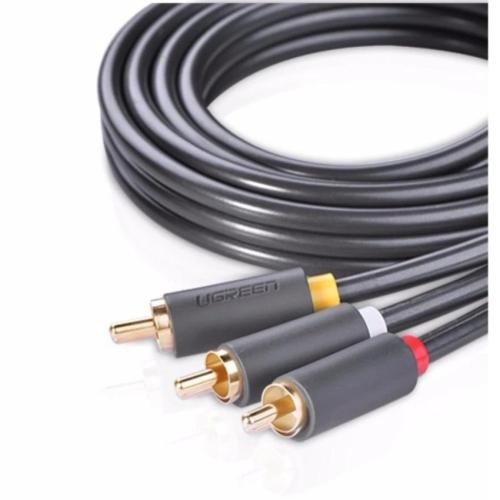 Cáp AV hoa sen 3 đầu RCA dài 1.5m Ugreen 10524 - Ugreen 10524